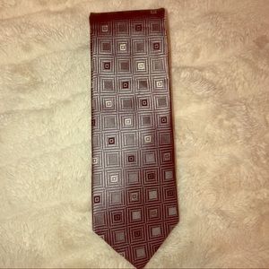 NWOT Silk Silver & Black Michael Kors Tie